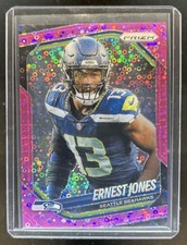 2025 Panini Prizm Ernest Jones No Huddle Pink #/25 Seahawks