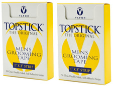 100 Clear Double Sided Tape Strips 1x3 Hypoallergenic Waterproof Wig Toupee