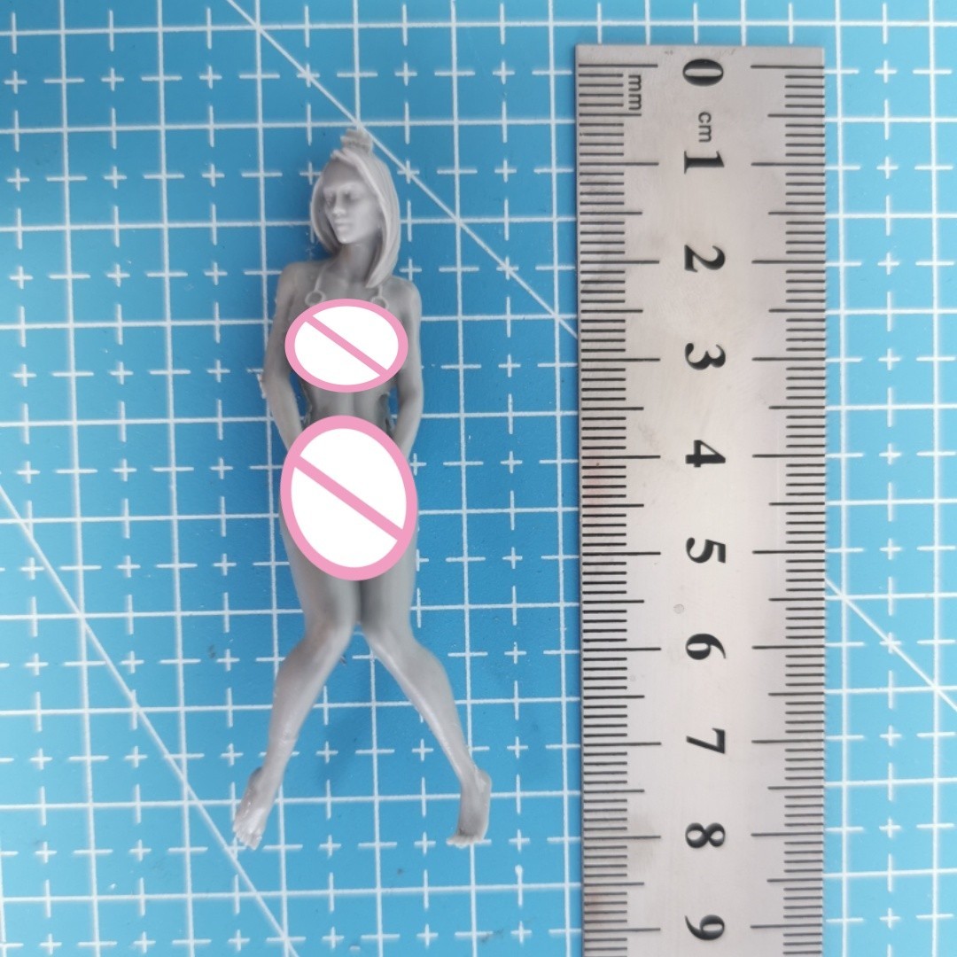 1/24 Scale Resin Figure Model Kit Beauty model(only people)Unpainted Unassembled