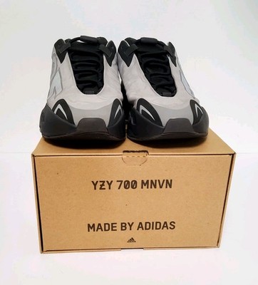 Adidas Yeezy Boost 700 MNVN Size 8.5 Geode Gray Sneaker GW9524 With Original Box