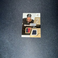 2008-09 SP Game Used TODD BERTUZZI #AF-BZ Authentic Fabrics Dual Gold 08/50