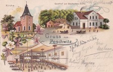 AK Gruss aus Zeschwitz, Gasthof zur Deutschen...