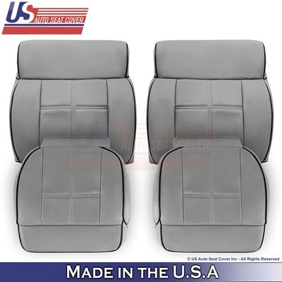 2006-2008 Fits Lincoln Mark LT Leatherette Front Replacement Covers Medium Dove