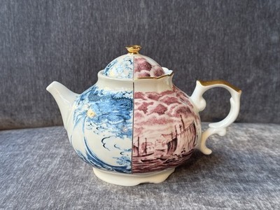 Seletti Hybrid Teapot Smeraldina (sold out, rare) gold, bone china RRP $217