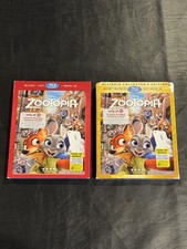 Target Exclusives Zootopia Collectors Edition 3D  Blu-ray  DVD w/ Slips OOP