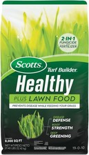 Scotts Turf Builder Healthy Plus Lawn Food Fertilizer 27.40 lbs 8,000 sq. ft 1.28 per gallon