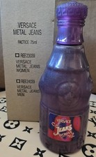 Versace Metal Jeans Woman Factice 75ml Fragrance Purple Bottle MPN 23039