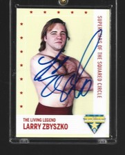 492  LARRY ZBYSZKO  signed Wrestling Card w/COA  FREE SHIPPING
