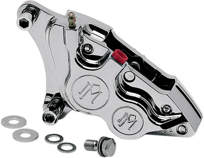 PERFORMANCE MACHINE (PM) Caliper - Front Left - Polished - 84-99 Harley-Davidson