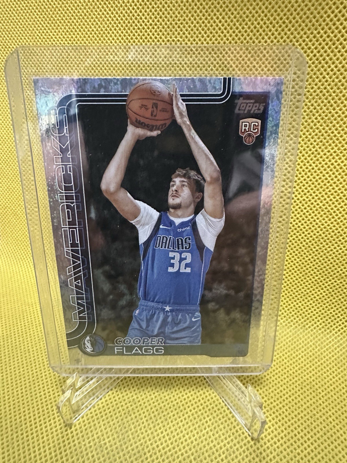 Cooper Flagg 2025-26 Topps Basketball #201 Silver Glitter RC Dallas Mavericks