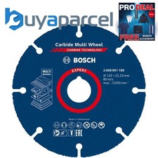 Bosch Expert Carbide Multi Material Wheel Saw Cutting Disc 125 mm x 22.23 mm