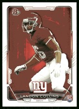 2015 Bowman #38 Landon Collins Rookies Black MLB Baseball Card