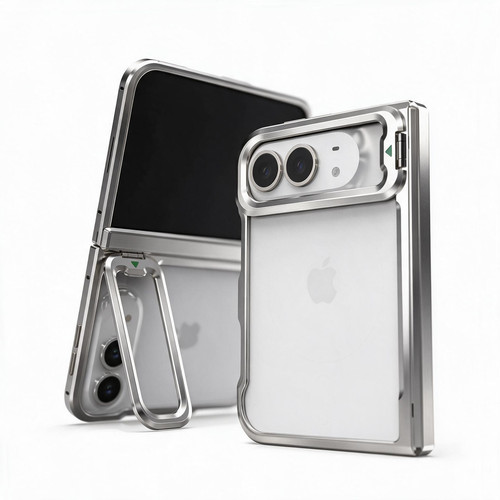 For iPhone Duo Adjustable Lens Ring Kickstand Metal Shockproof Bumper Frame Case - $28.99