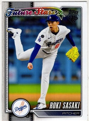 2026 Topps Series One Baseball Roki Sasaki No. 66 Los Angeles Dodgers