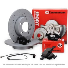 Zimmermann SPORT Bremsscheiben + Beläge + Wako für MERCEDES 190 W201 E D vorne Zimmermann SPORT Bremsscheiben + Beläge + Wako für MERCEDES 190 W201 E D vorne
