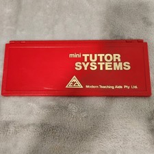 Vintage Mini Tutor Systems MTA 12 Tile Red Tray Complete Minimal Use