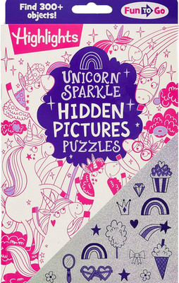 Unicorn Sparkle Hidden Pictures Puzzles: Find over 300 Hidden Objects in This Un