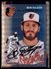 2023 Topps Chrome Ben DeLuzio Orioles 180 RC Platinum