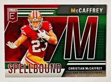 2024 Donruss Elite Christian McCaffrey Spellbound Insert Card #12 Letter M 49ers