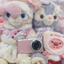 Samsung NX Mini Digital Camera w/ NX-M 9mm Zoom lens 20.5MP Built-in Flash Pink