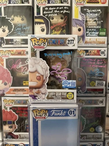 Funko Pop! Vinyl: One Piece Luffy Gear Five (Glow) Exclusive Signed