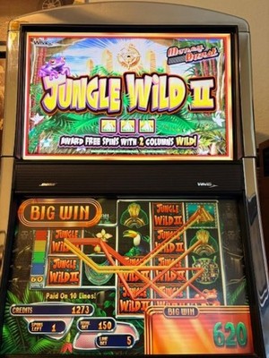 WMS BB2 JUNGLE WILD 2 SLOT MACHINE GAME SOFTWARE CARD & OS FUN MONEY BURST GAME