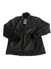 Brooks Men’s Fusion Hybrid Jacket Medium Black NWT Running Windbreaker Jogging