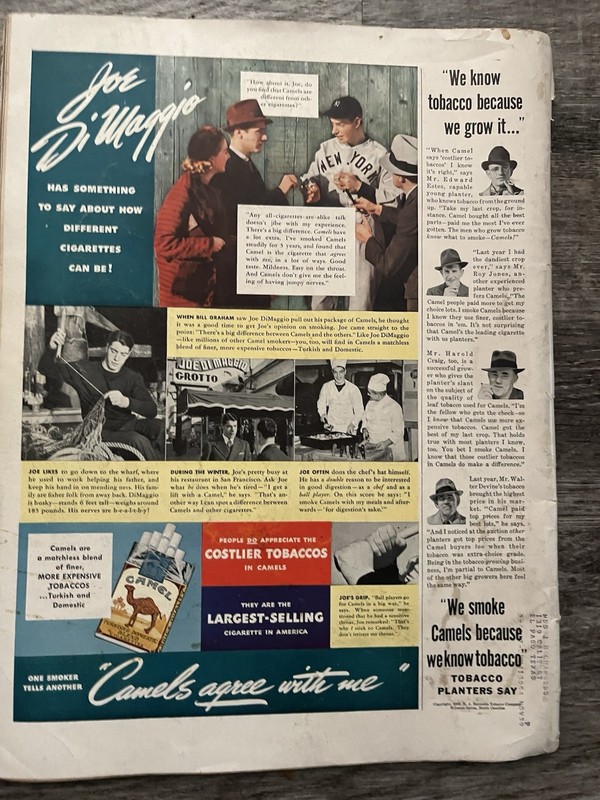 LIFE MAGAZINE APRIL 25 1938 TOM WINSETT BROOKLYN DODGERS JOE DIMAGGIO