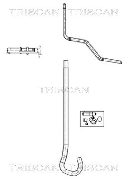 Triscan Hydraulikschlauch Lenkung 8516 16033 FüR Ford Mondeo 4 BA7 Turnier MAX 2-image