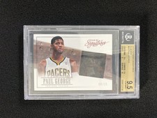2013-14 Panini Signatures Film Red #89 Paul George 8/10 Pacers BGS 9.5 NK37