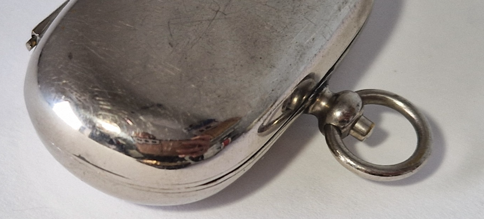 Metal Coin Rack ANTIQUE SILVERPLATE METAL DOUBLE SOVEREIGN HOLDER FOB COIN CASE | eBay UK