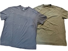 True Classic Lot Of 2 Short-Sleeve Burgandy Gray Army Green T-Shirt Men's XXL