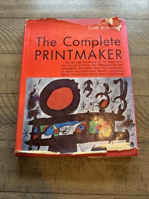 Complete Printmaker John Ross Clare Romano 1972  HC DJ Art Photos Prints