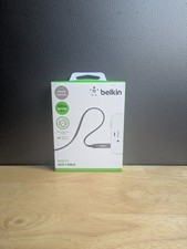 Belkin Mixit Aux Cable Flat, Tangle- Free Desing 3ft/0.9m, Black
