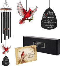 Memorial Wind Chimes for Loss of Mother, Sympathy Gifts for Loss of Mother - 36'