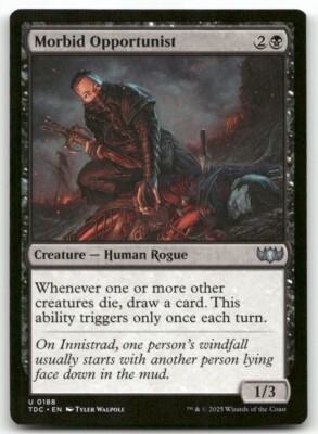 Morbid Opportunist #188 MTG Tarkir Dragonstorm TDC NM X1