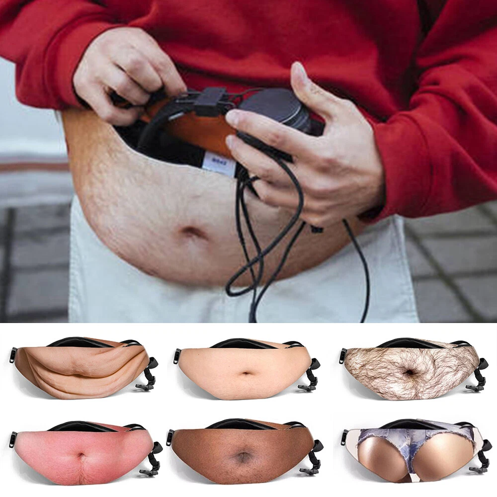 Belly Waist Bag Funny Money Travel Pouch Novelty Beer Fat Belly