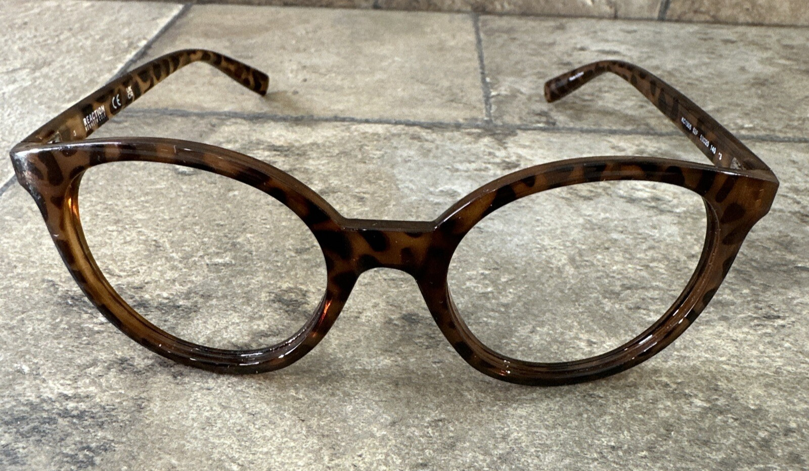 Kenneth Cole Reaction KC1305 52F Brown Tortoise Eyeglass Frame 53-20-140-48 G18