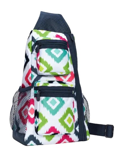Sling backpack BNNU from 31-Company Thirty-One 31 Sling-Back Thermal Bag-City Charcoal-Tan Trim  main image 3