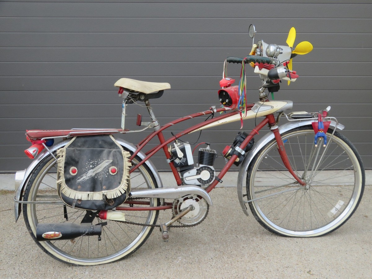 50s〜60s Sears ヴィンスエ VINTAGE Red Sears Spaceliner Pop Culture Customized Bicycle (1950s