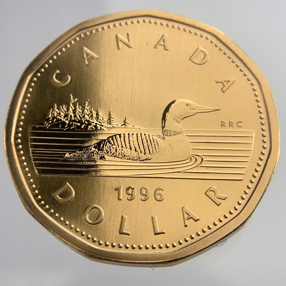 1996 Specimen Canada One 1 Dollar Loonie Uncirculated Coin