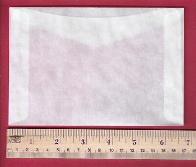 #8 JBM47 Glassine Envelopes 4-1/2'' x 6-5/8'' Made in USA FREE SHIP ANY QUANTITY