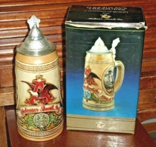 Anheuser-Busch Budweiser Tomorrow's Treasures 3 Series H Beer Stein Original Box