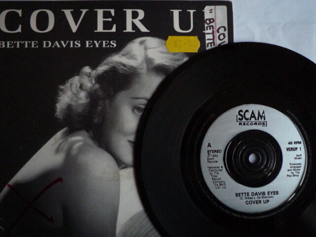 COVER UP ‎– Bette Davis Eyes    VERUP 1      VINYL NEAR MINT-image