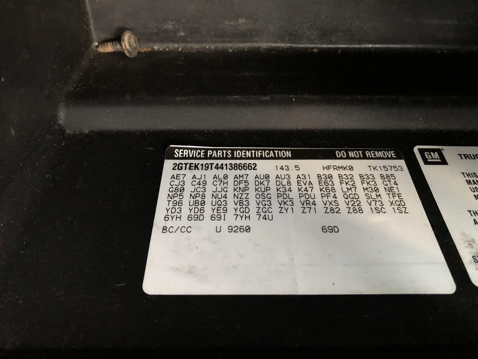 04 GMC SIERRA 1500 Radiator Support — 第 3/4 张图片