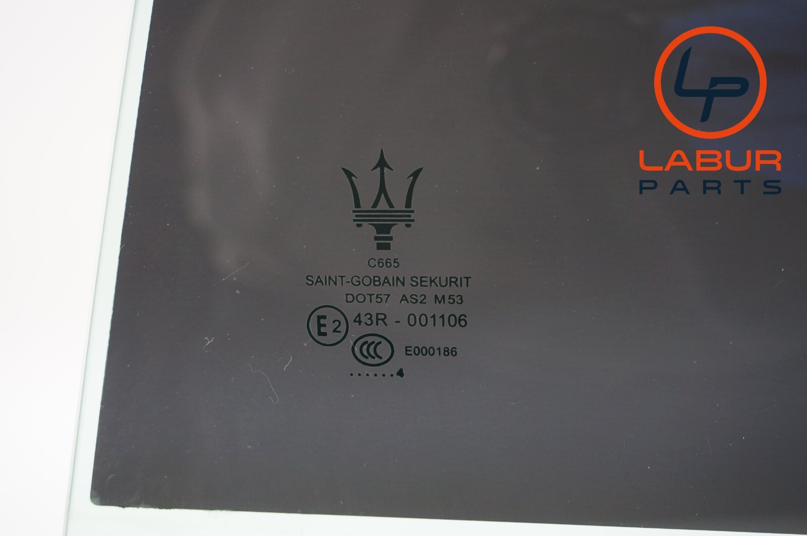 M157 Maserati Ghibli 14-22 Rear Left Driver Side Door Window Glass GB204