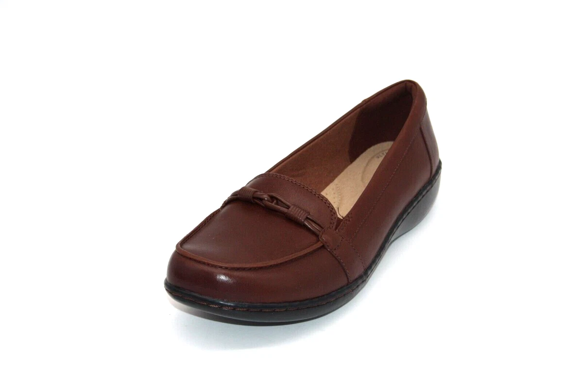 Clarks 261 473475055 Women s Ashland Ballot Mahogany Leather