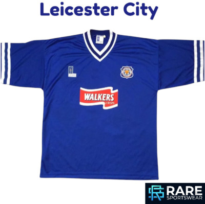 LEICESTER CITY 1996 WALKERS CRISPS FOOTBALL SHIRT XL ADULT (V GOOD) VINTAGE
