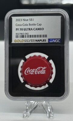 2023 Niue S$1 Coca-Cola Bottle Cap PF 70 ULTRA CAMEO | eBay