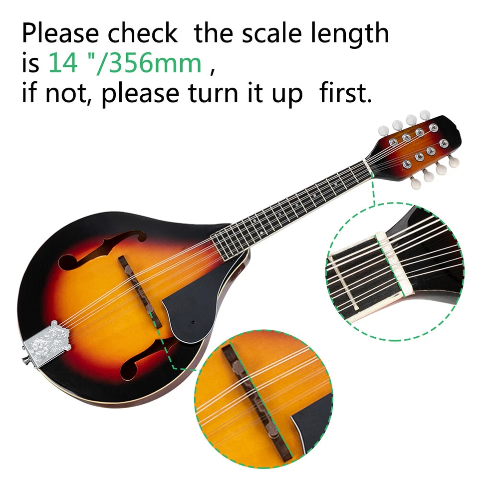 A Style Elegant Mandolin with Guard and Board Sunset Color - Image 4 of 4